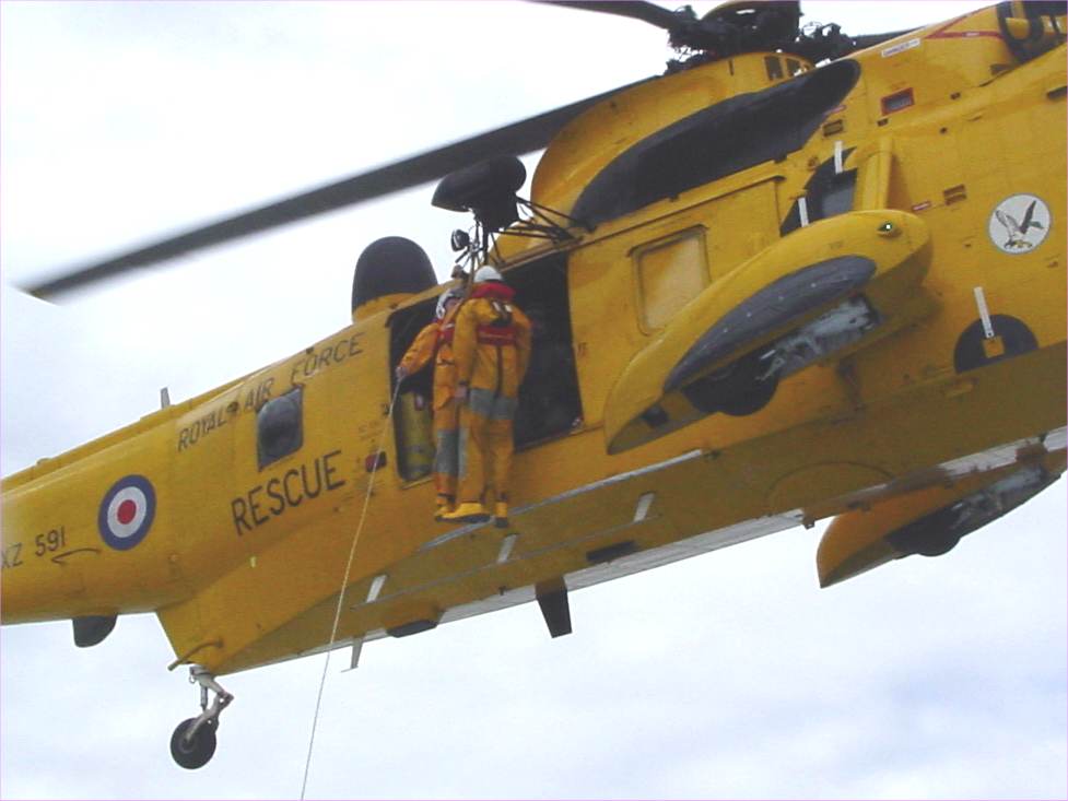 Photo: Lifeboats & Helicopter Exercise