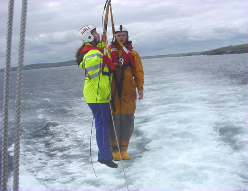 Photo: Lifeboats & Helicopter Exercise