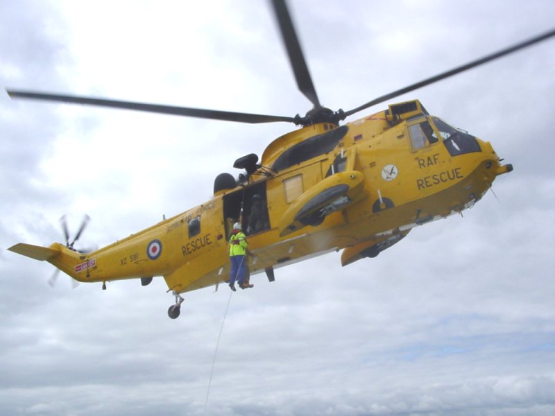 Photo: Lifeboats & Helicopter Exercise