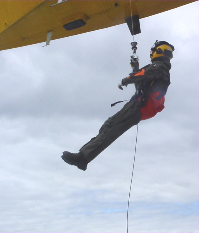 Photo: Lifeboats & Helicopter Exercise