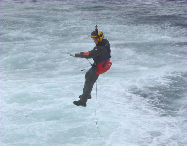 Photo: Lifeboats & Helicopter Exercise