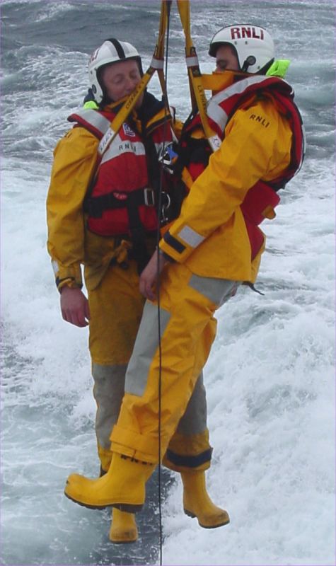 Photo: Lifeboats & Helicopter Exercise