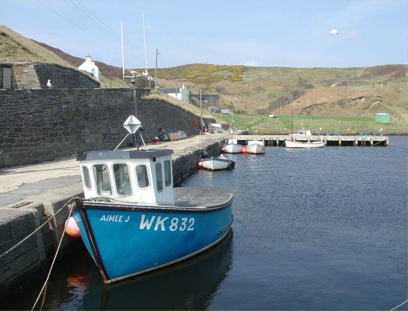 Photo: Lybster Harbour 26 April 2005