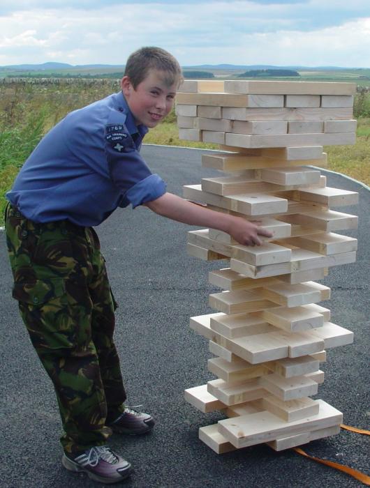 Photo: Giant Jenga