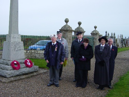 Photo: Remembrance Sunday Corsback War Memorial - 12 November 2006