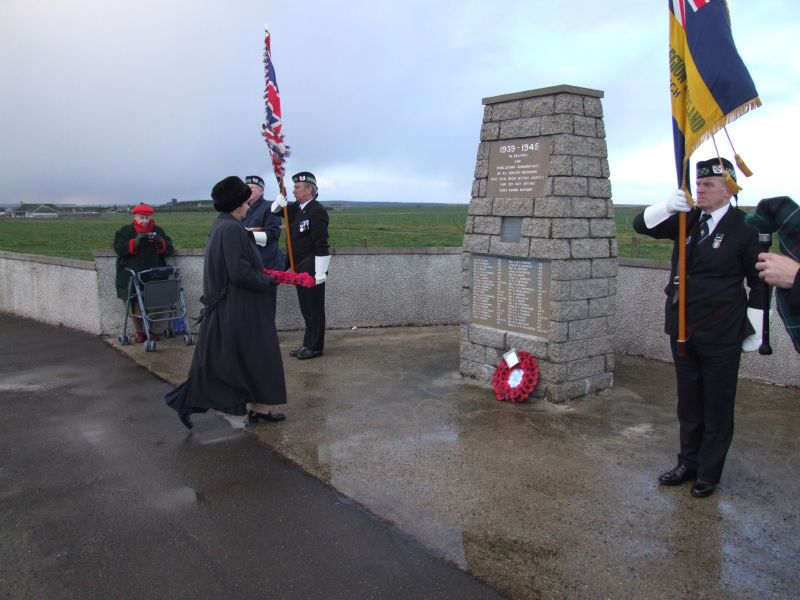 Photo: Remembrance At Skitten Memorial - 11 November 2007