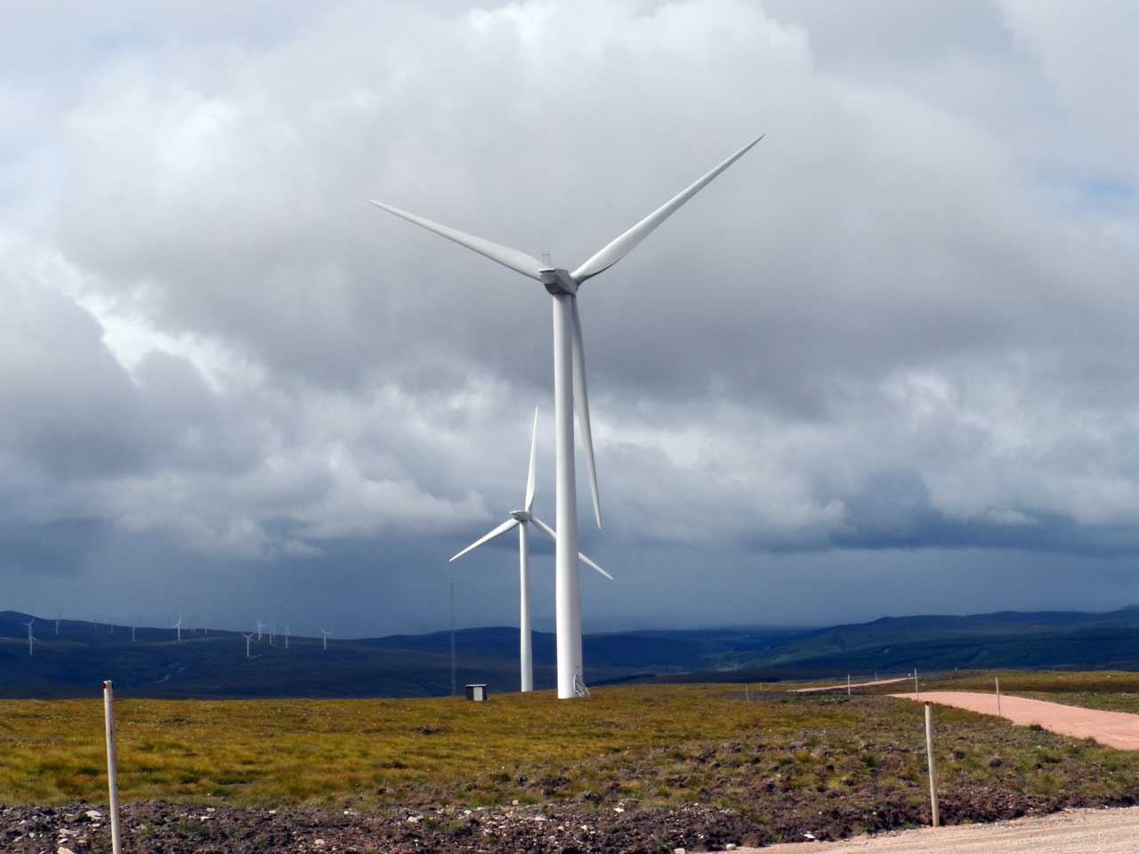 Photo: Open Day For Community At Gordonbush Wind Farm