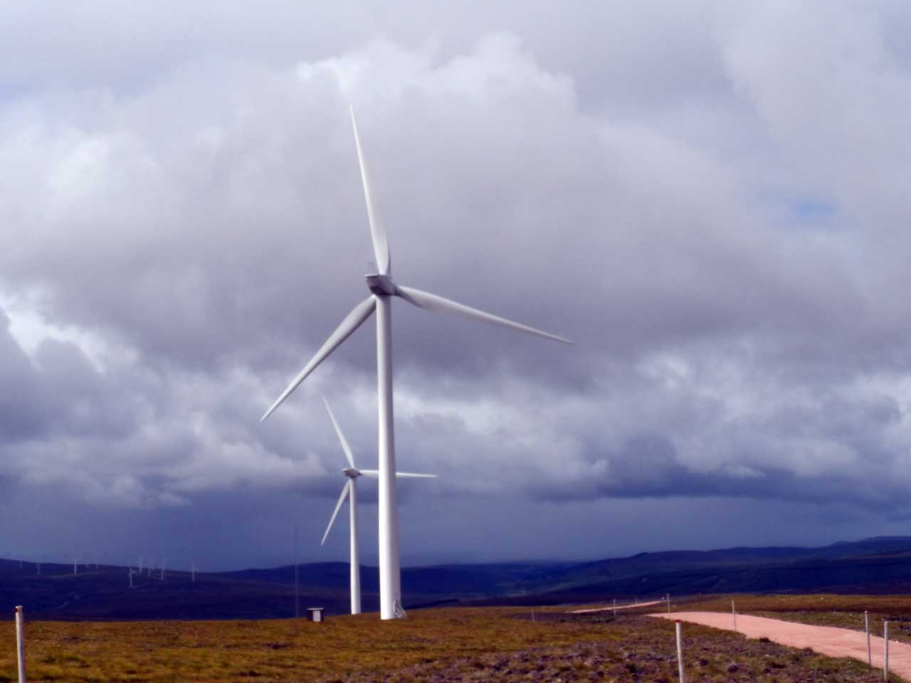 Photo: Open Day For Community At Gordonbush Wind Farm