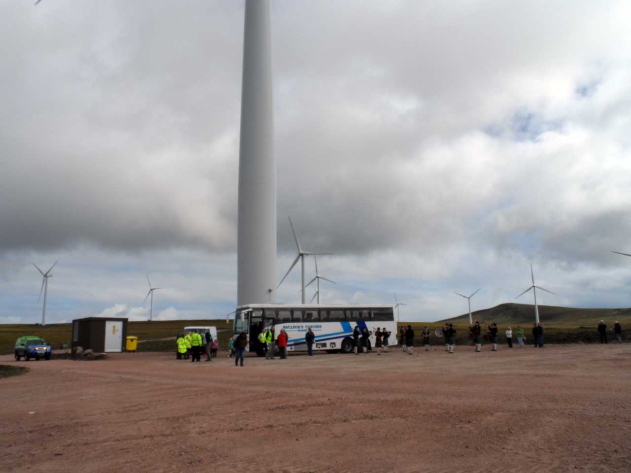 Photo: Open Day For Community At Gordonbush Wind Farm