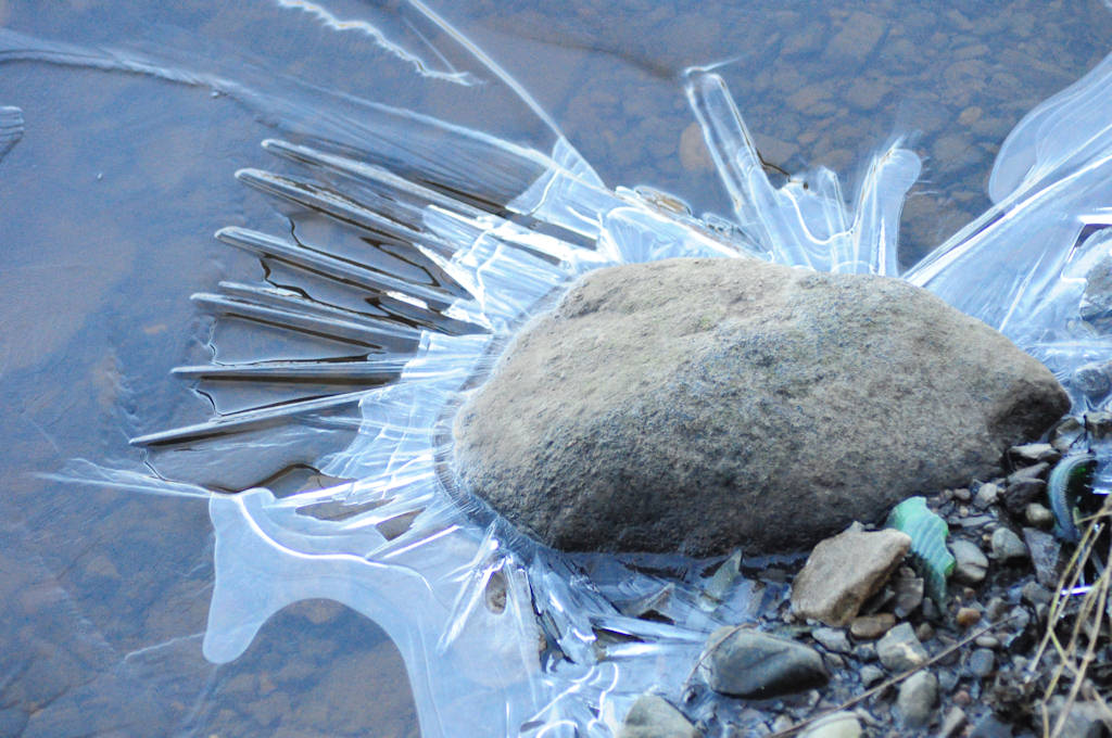 Photo: Patterns On Icy River Wick