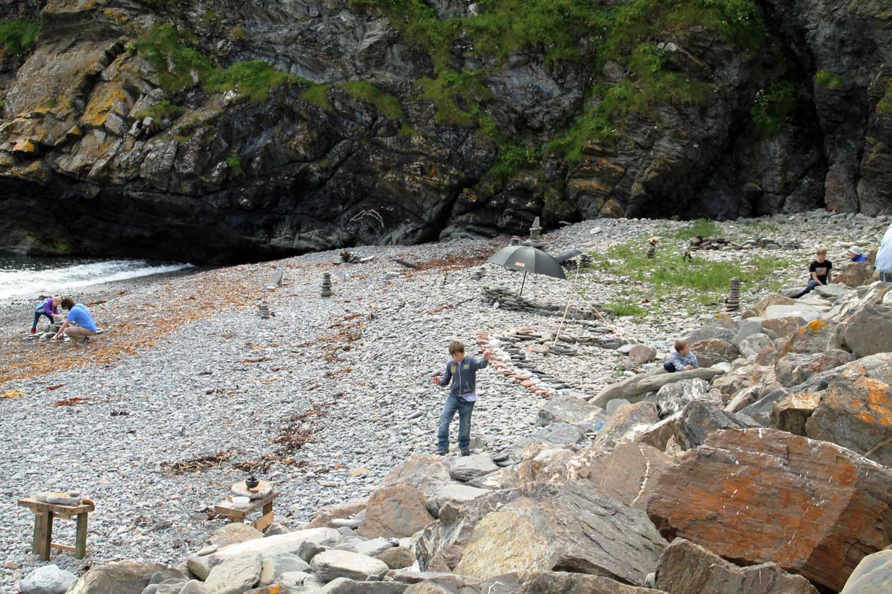 Photo: Seashore Art At Lybster