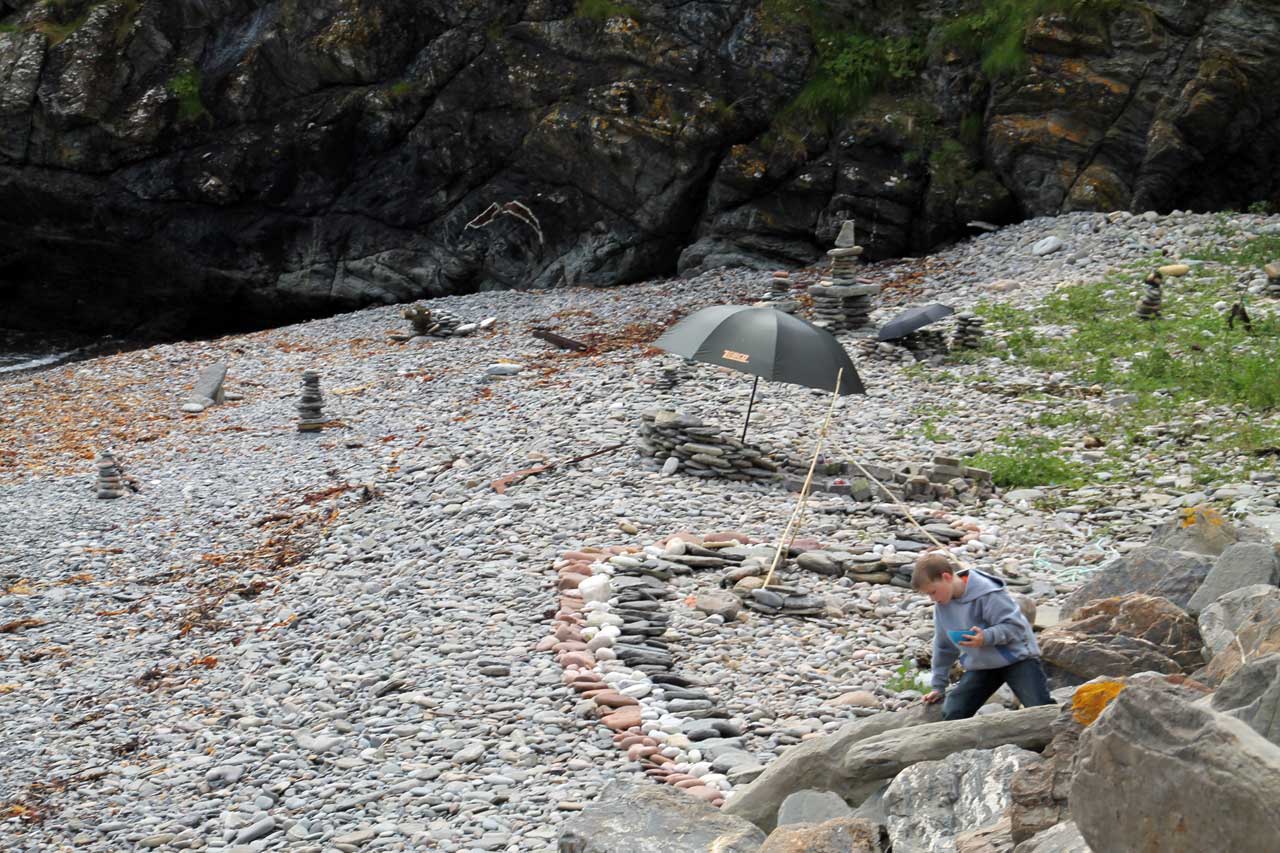 Photo: Seashore Art At Lybster