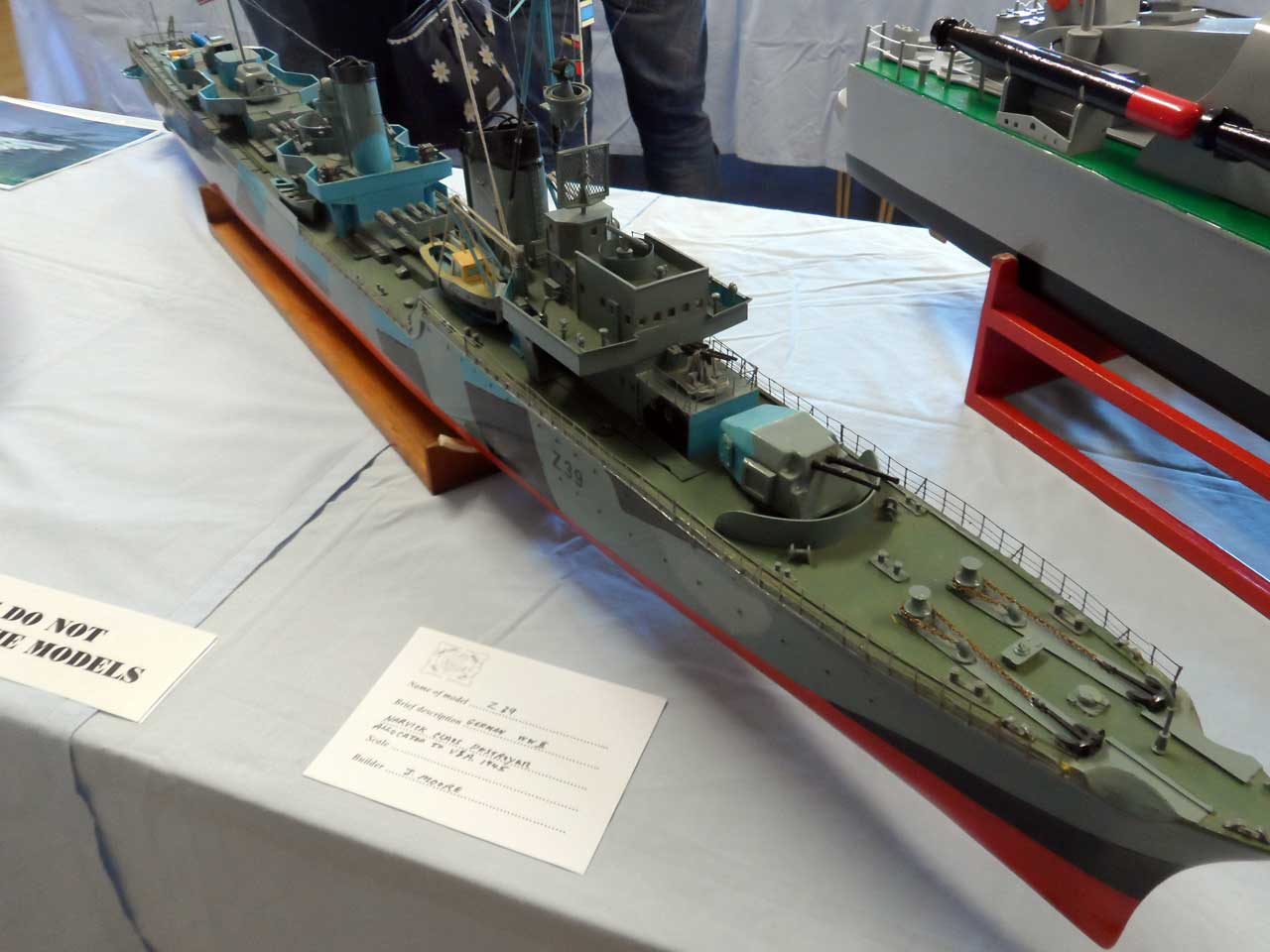 Photo: Z39 - German WW2 - Narvick Class Destroyer - Model Boat Show 2015