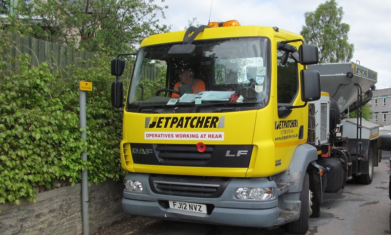 Photo: Jetpatcher Now Repairing Highland Council Roads