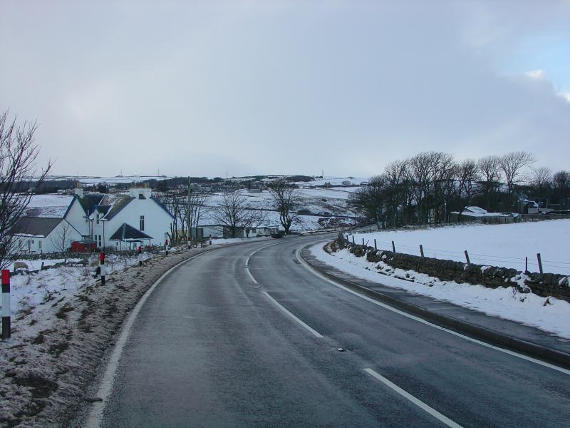 Photo: Winter Scene In Caithness - Dunbeath 1 March 2006