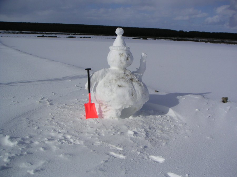 Photo: A Snowman At Tannach