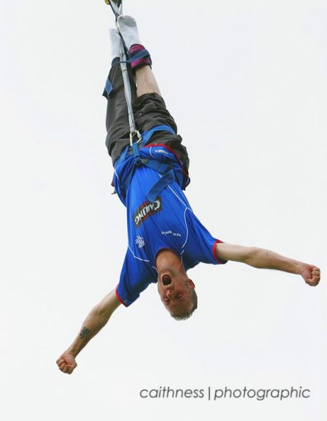 Photo: Bunjee Jump In Thurso For MacMillan Cancer Relief