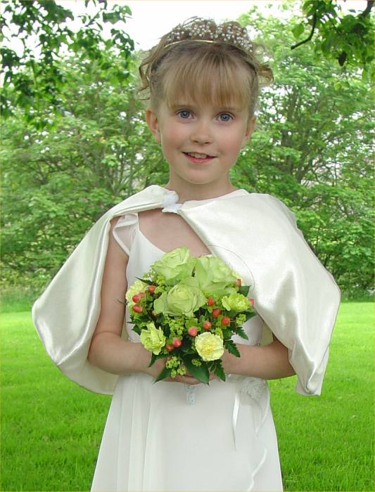 Photo: Thurso Gala Flower Girl Kerry Johnston