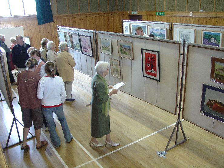 Photo: Lady Thurso Opened The Art Exhibition For Wick Gala Week