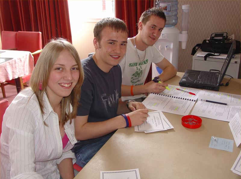 Photo: Back Office - Kirsty Rodger, Andrew Cameron & Ross McKinnon - Thurso High