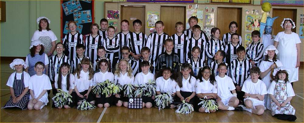 Photo: Winners Of The Popular Song Class - P6/P7 Mount Pleasant School
