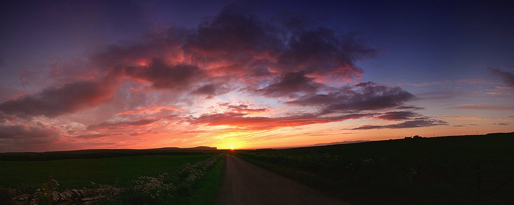 Photo: Midsummer Night Pentland Firth 22.15