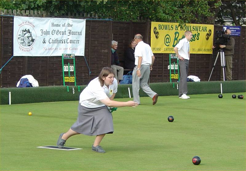 Photo: Scottish Masters Junior Bowls Competition - Thurso 2004