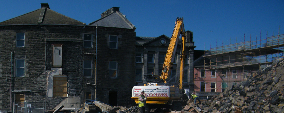 Photo: Wick Council Offices Demolition - The End