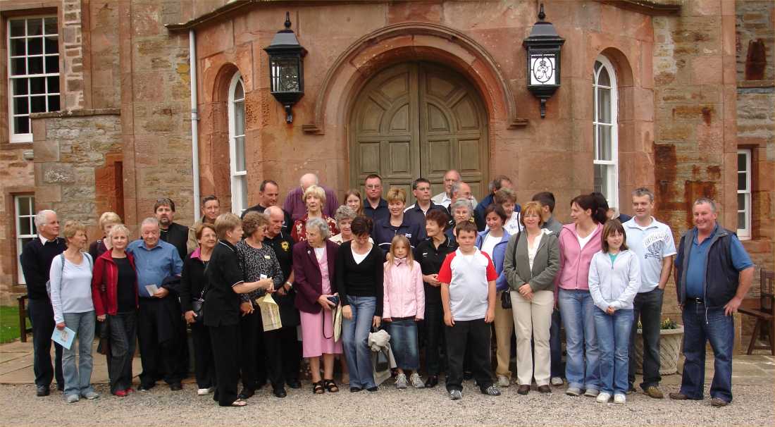 Photo: Some of the Shearer Family visiting the Castle of Mey