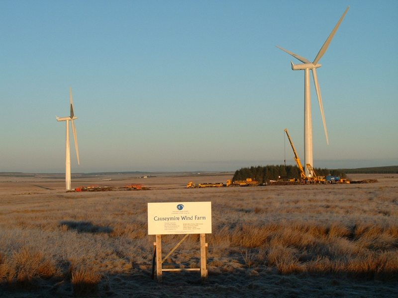 Photo: Two Completed Turbines